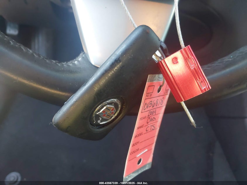 2009 Cadillac Cts Standard VIN: 1G6DF577590136818 Lot: 43567339