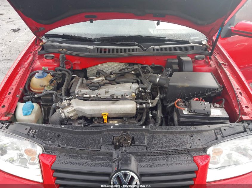 2002 Volkswagen Jetta Gls 1.8L VIN: WVWSE61J82W675762 Lot: 43567359