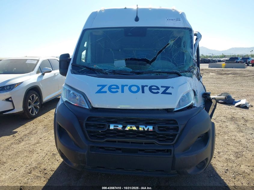 2023 Ram Promaster 3500 Cargo Van High Roof 159 Wb Ext VIN: 3C6MRVJG3PE508083 Lot: 43567410