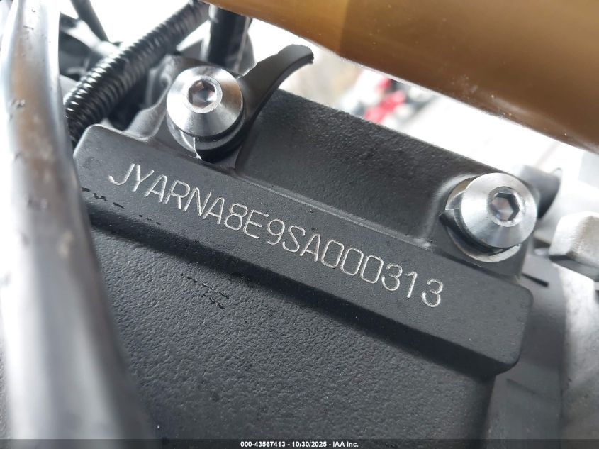 2025 Yamaha Yzf1000 D VIN: JYARNA8E9SA000313 Lot: 43567413