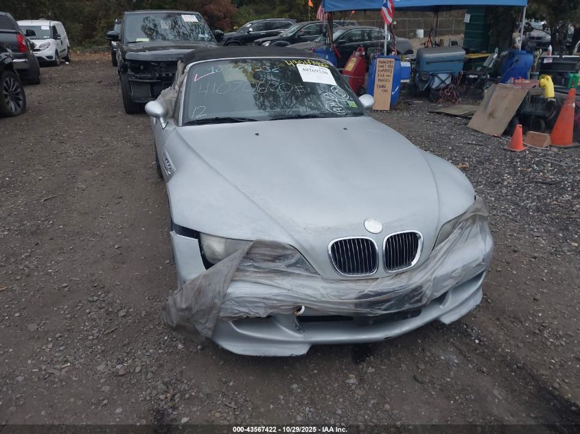 2000 BMW M VIN: WBSCK9340YLC90966 Lot: 43567422