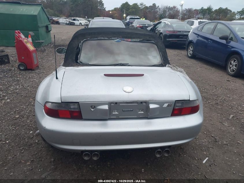 2000 BMW M VIN: WBSCK9340YLC90966 Lot: 43567422