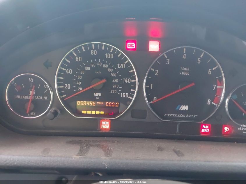 2000 BMW M VIN: WBSCK9340YLC90966 Lot: 43567422