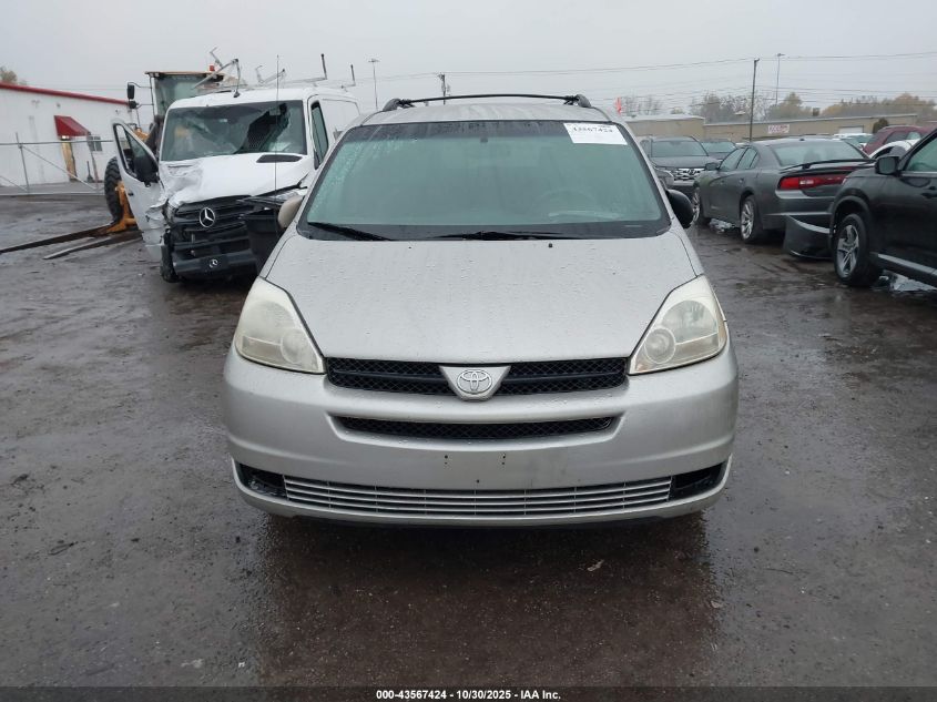 2005 Toyota Sienna Le VIN: 5TDZA23C35S332301 Lot: 43567424