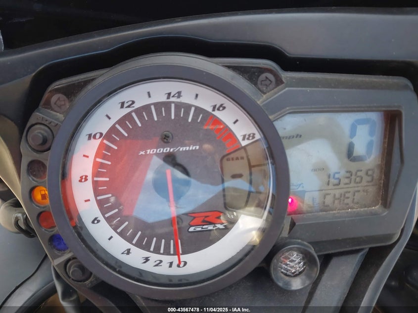 2009 Suzuki Gsx-R600 VIN: JS1GN7EA092105918 Lot: 43567478