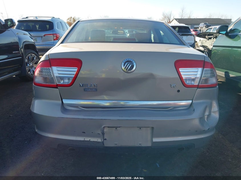 2006 Mercury Milan V6 Premier VIN: 3MEFM08136R626273 Lot: 43567499