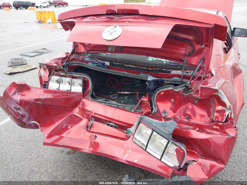 2007 Ford Mustang V6 Deluxe/V6 Premium VIN: 1ZVFT80N675199187 Lot: 43567529