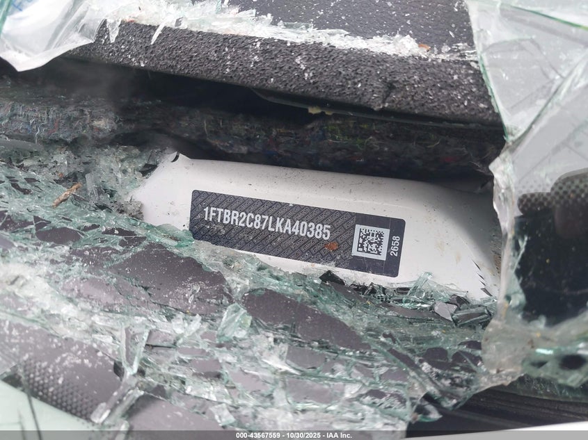 2020 Ford Transit-250 VIN: 1FTBR2C87LKA40385 Lot: 43567559
