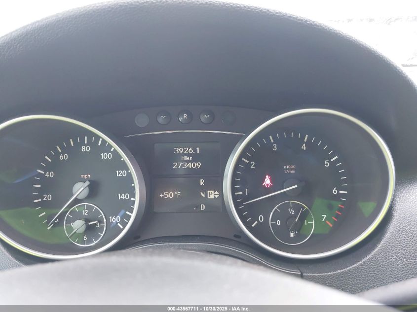 2009 Mercedes-Benz Ml 550 4Matic VIN: 4JGBB72E99A507454 Lot: 43567711