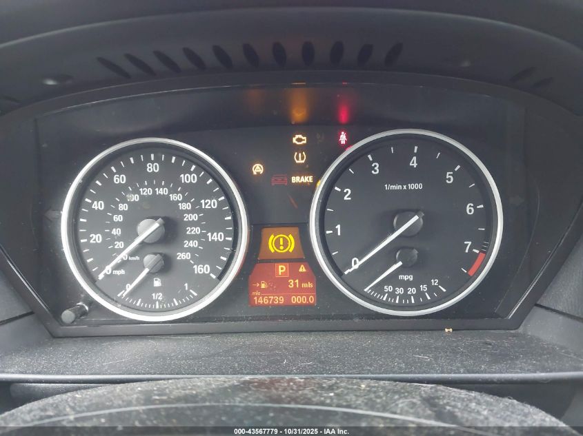 2008 BMW 528Xi VIN: WBANV13538BZ47244 Lot: 43567779