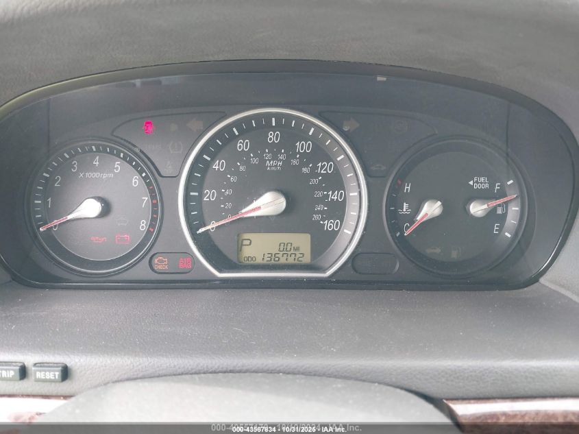 2007 Hyundai Sonata Limited/Se V6 VIN: 5NPEU46F87H217998 Lot: 43567834