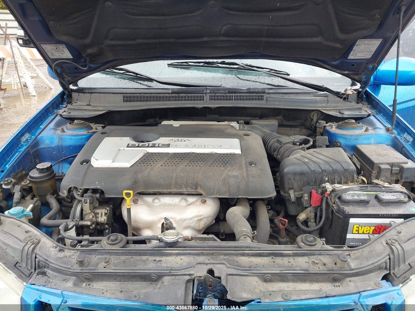 2005 Kia Spectra5 VIN: KNAFE161655099223 Lot: 43567880