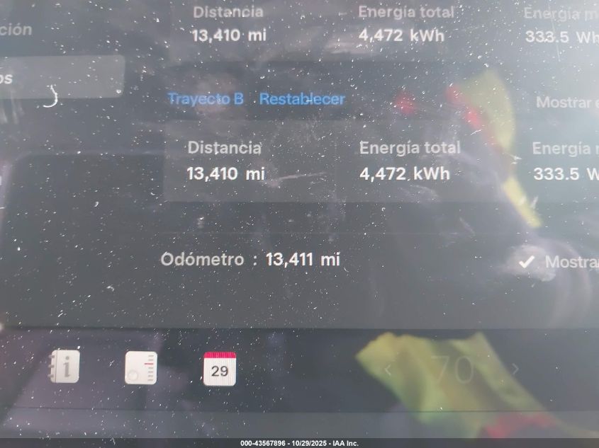 2025 Tesla Model Y Long Range Dual Motor All-Wheel Drive VIN: 7SAYGAEE0SF285203 Lot: 43567896