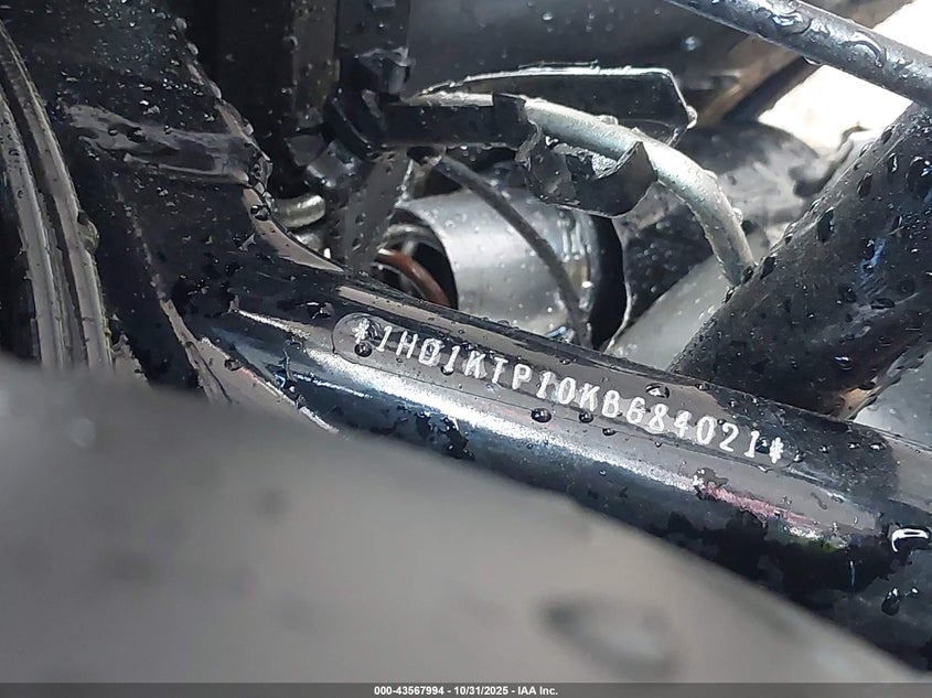 2019 Harley-Davidson Fltrxs VIN: 1HD1KTP10KB684021 Lot: 43567994