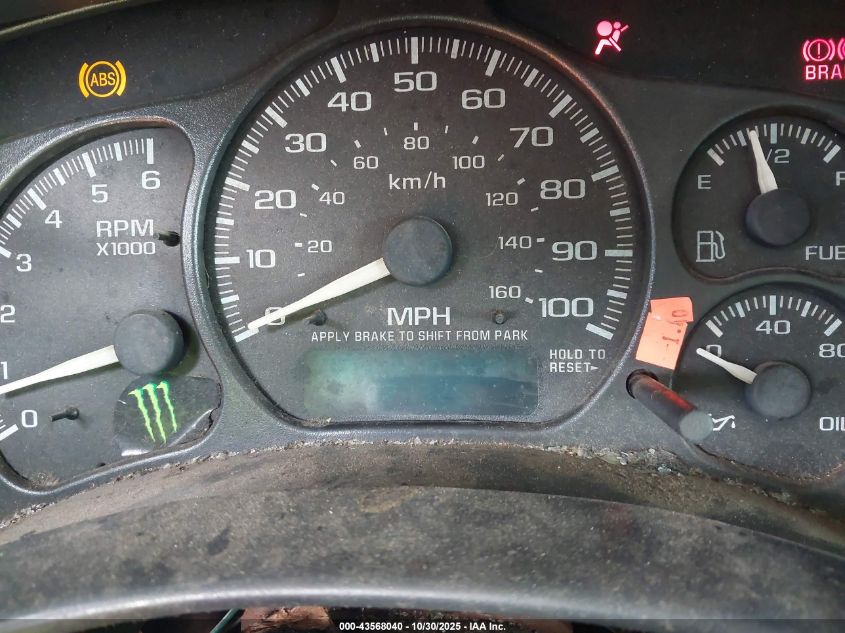 2002 Chevrolet Silverado 1500 VIN: 2GCEC19W521134679 Lot: 43568040