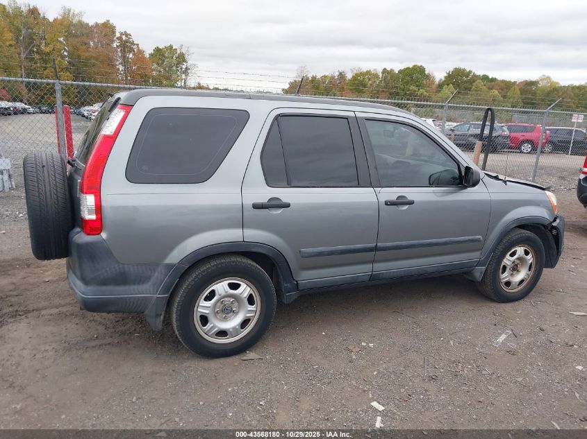 2006 Honda Cr-V Lx VIN: SHSRD68546U405117 Lot: 43568180