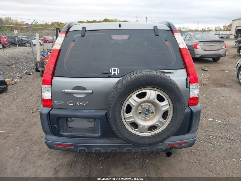 2006 Honda Cr-V Lx VIN: SHSRD68546U405117 Lot: 43568180