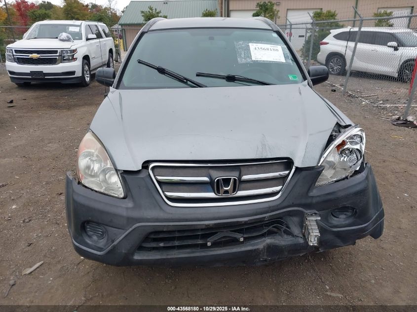 2006 Honda Cr-V Lx VIN: SHSRD68546U405117 Lot: 43568180