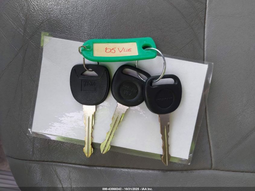 2005 Saturn Vue 4 Cyl VIN: 5GZCZ23D25S840210 Lot: 43568343