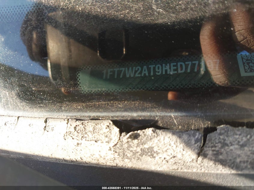 2017 Ford F-250 Xlt VIN: 1FT7W2AT9HED77197 Lot: 43568391