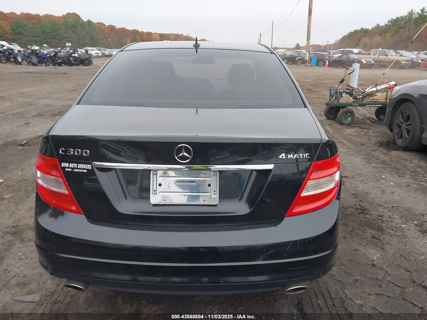 2009 Mercedes-Benz C 300 Sport 4Matic VIN: WDDGF81X09F278744 Lot: 43568504