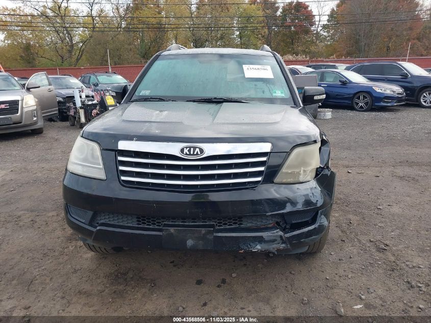 2009 Kia Borrego Lx V6 VIN: KNDJH741895020375 Lot: 43568506