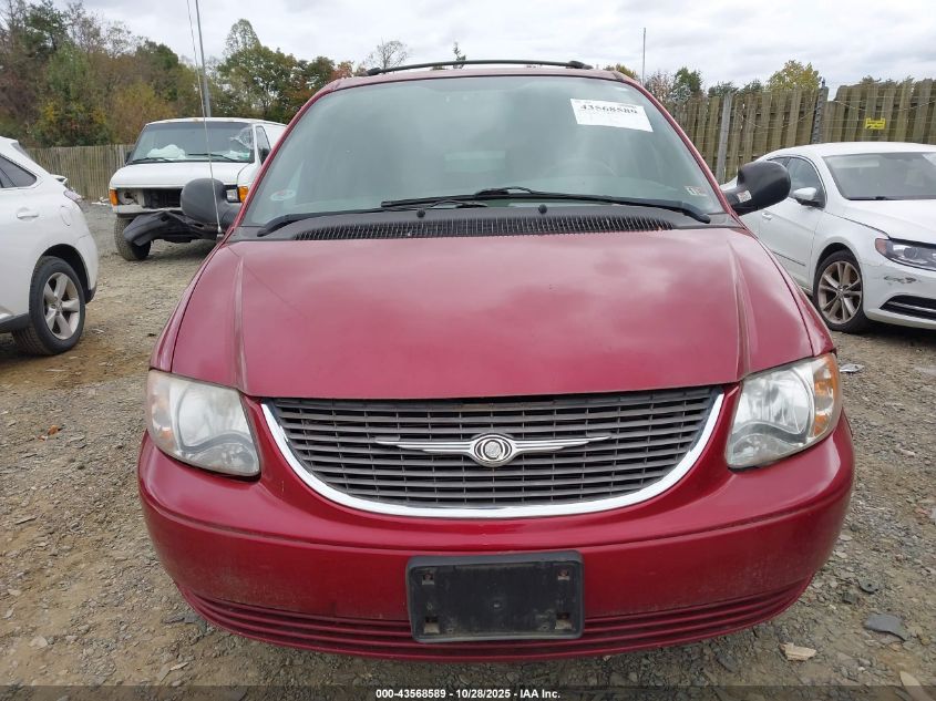 2003 Chrysler Town & Country Lx VIN: 2C4GP443X3R344130 Lot: 43568589
