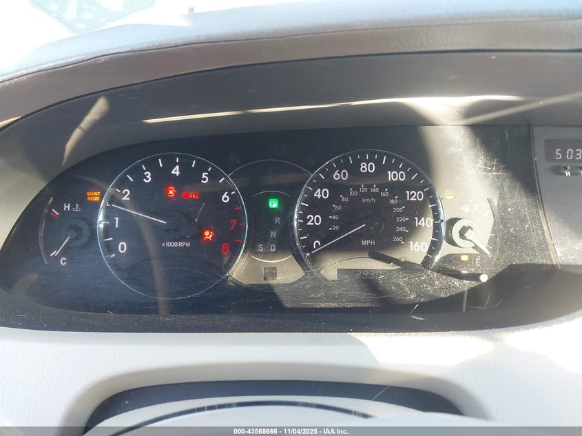 2008 Toyota Avalon Limited VIN: 4T1BK36B78U275247 Lot: 43568666