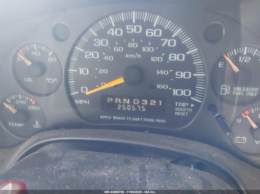 2001 Chevrolet Express VIN: 1GCEG15W411124952 Lot: 43568706