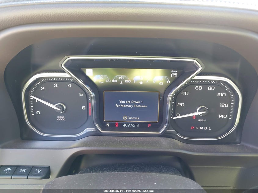 2021 GMC Sierra 2500Hd 4Wd Standard Bed Denali VIN: 1GT49RE76MF143734 Lot: 43568711