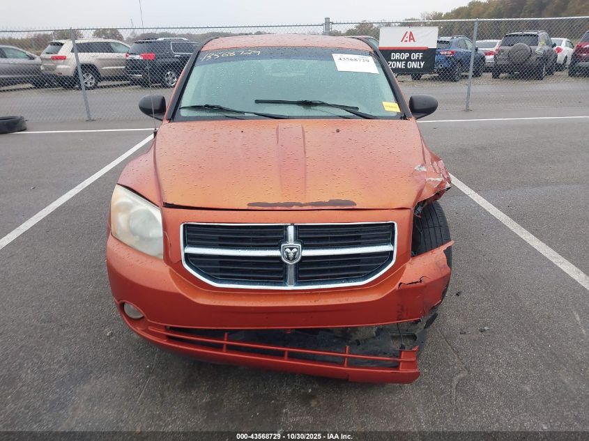 2007 Dodge Caliber Sxt VIN: 1B3HB48B07D509486 Lot: 43568729