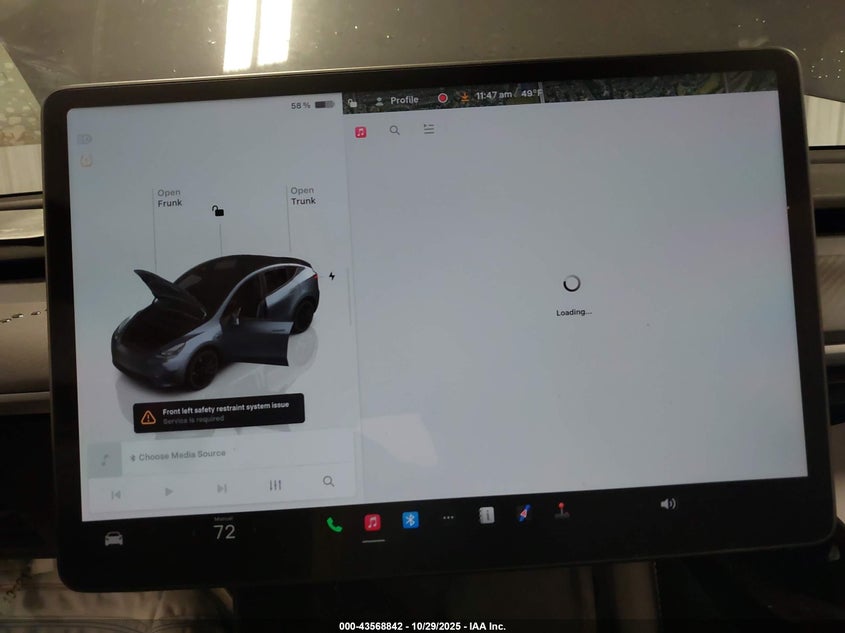 2022 Tesla Model Y Performance Dual Motor All-Wheel Drive VIN: 7SAYGDEF3NF456539 Lot: 43568842