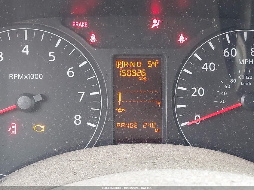 2016 Nissan Nv Cargo Nv2500 Hd Sv V8 VIN: 1N6AF0LYXGN808595 Lot: 43568848