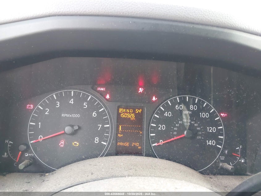 2016 Nissan Nv Cargo Nv2500 Hd Sv V8 VIN: 1N6AF0LYXGN808595 Lot: 43568848