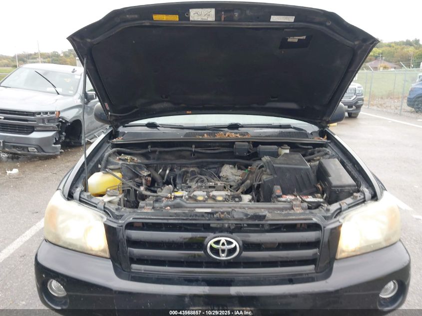 2006 Toyota Highlander Limited V6 VIN: JTEEP21A560137363 Lot: 43568857