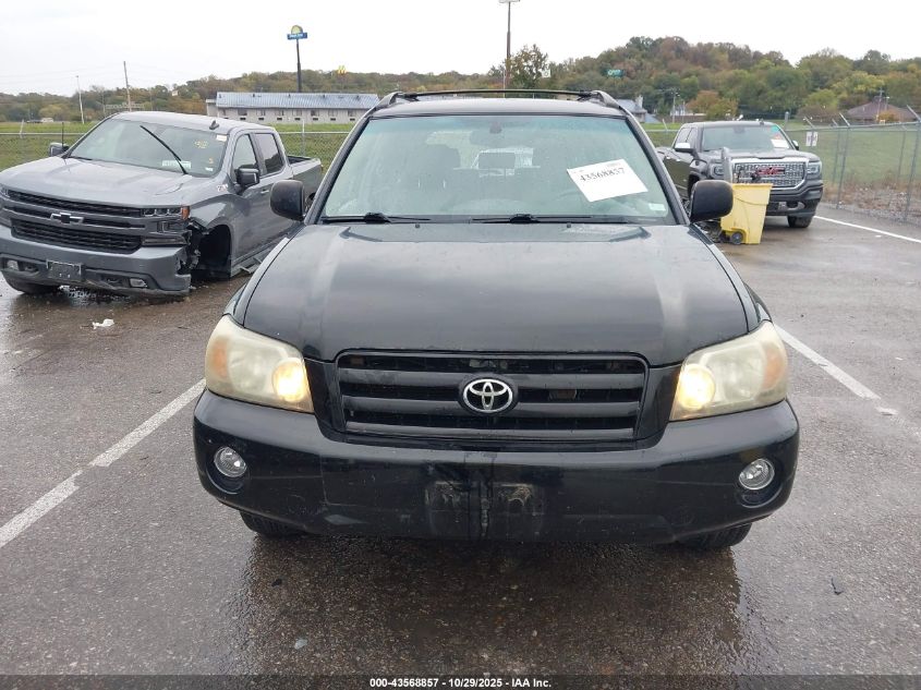 2006 Toyota Highlander Limited V6 VIN: JTEEP21A560137363 Lot: 43568857