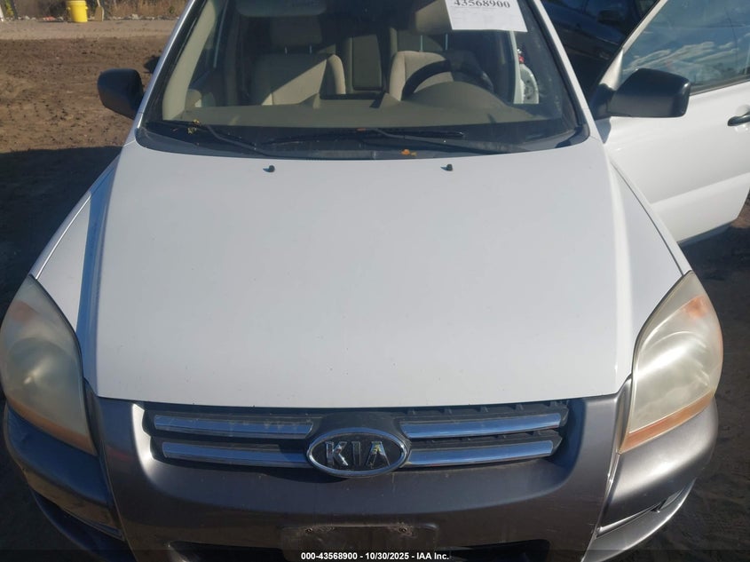 2008 Kia Sportage Lx VIN: KNDJF724287466138 Lot: 43568900