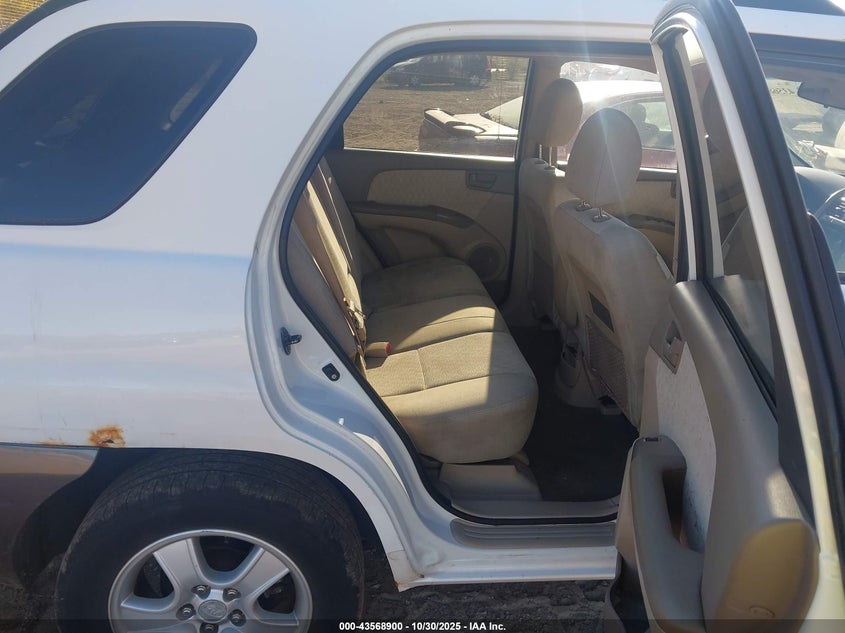 2008 Kia Sportage Lx VIN: KNDJF724287466138 Lot: 43568900