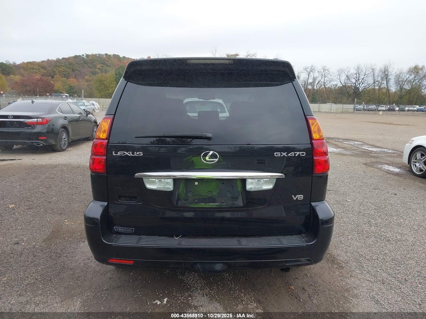 2005 Lexus Gx 470 VIN: JTJBT20X550081073 Lot: 43568910