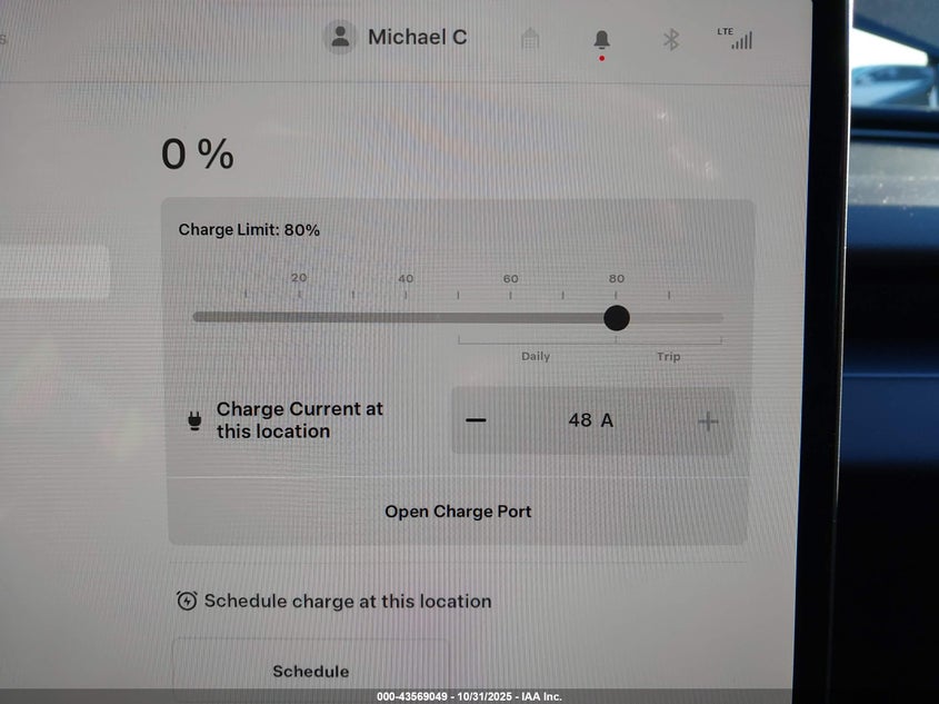 2024 Tesla Model 3 Performance All-Wheel Drive VIN: 5YJ3E1ET6RF784741 Lot: 43569049