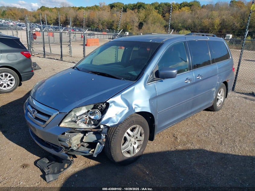 5FNRL38775B080648 2005 HONDA ODYSSEY photo no. 2