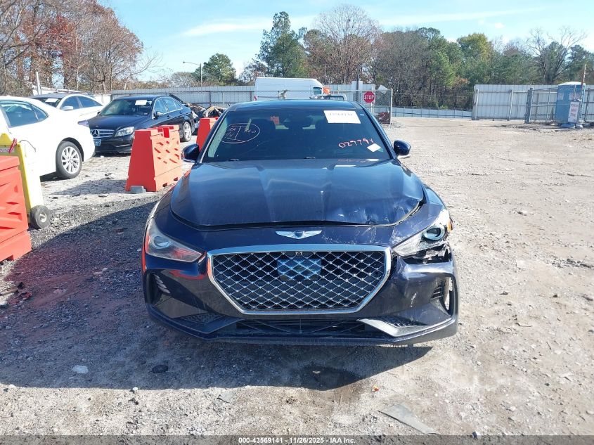 2019 Genesis G70 3.3T Advanced VIN: KMTG34LE7KU027794 Lot: 43569141