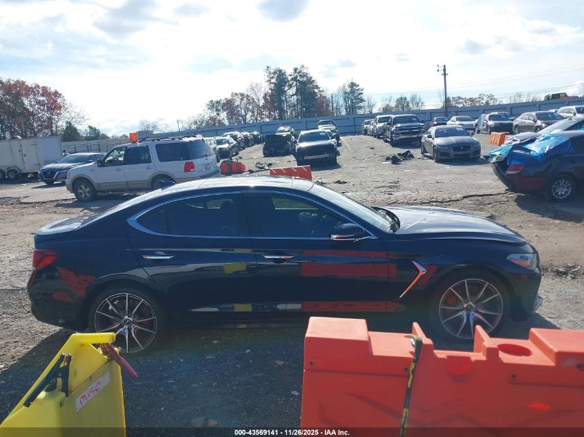 2019 Genesis G70 3.3T Advanced VIN: KMTG34LE7KU027794 Lot: 43569141