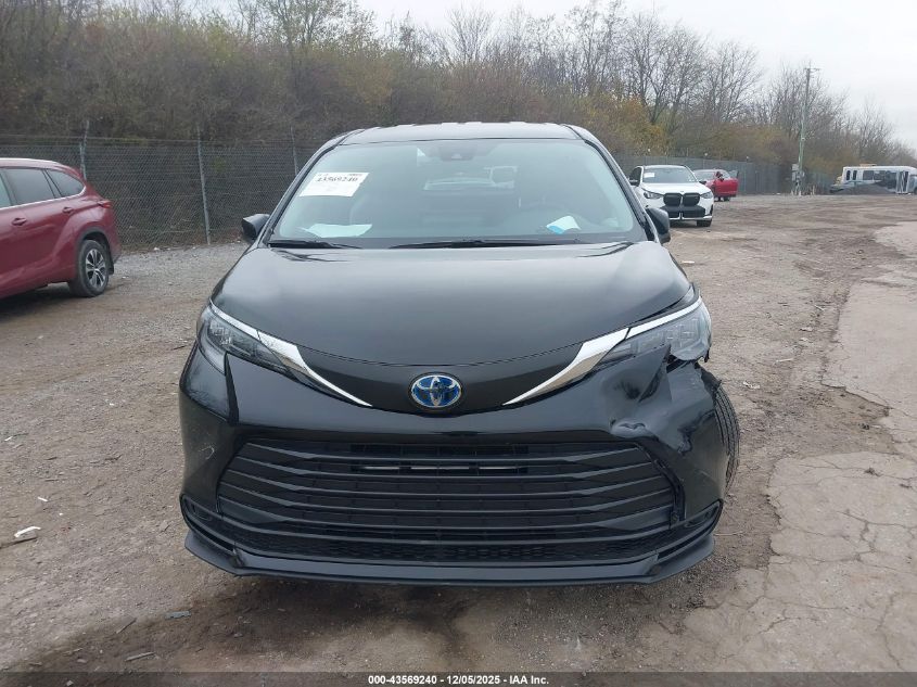 2025 Toyota Sienna Le VIN: 5TDKRKEC3SS254847 Lot: 43569240