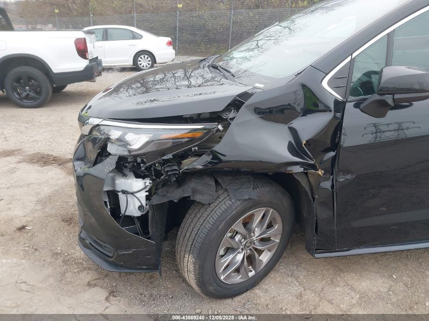 2025 Toyota Sienna Le VIN: 5TDKRKEC3SS254847 Lot: 43569240