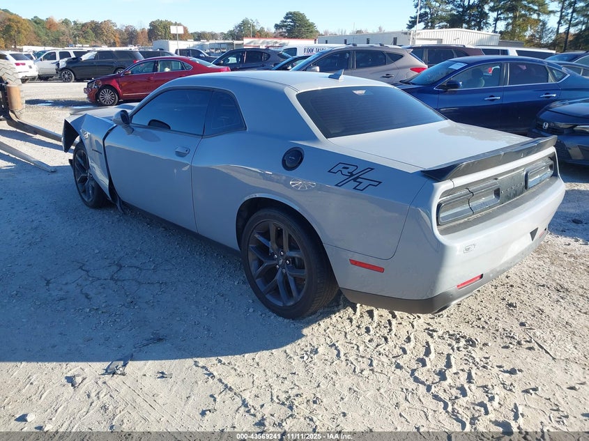 Vin: 2c3cdzbt1nh211941, lot: 44064311, dodge challenger r/t 20223