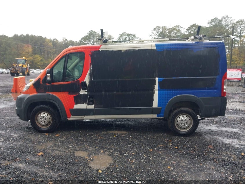 2017 Ram Promaster 1500 Low Roof 136 Wb VIN: 3C6TRVAG5HE508034 Lot: 43569286