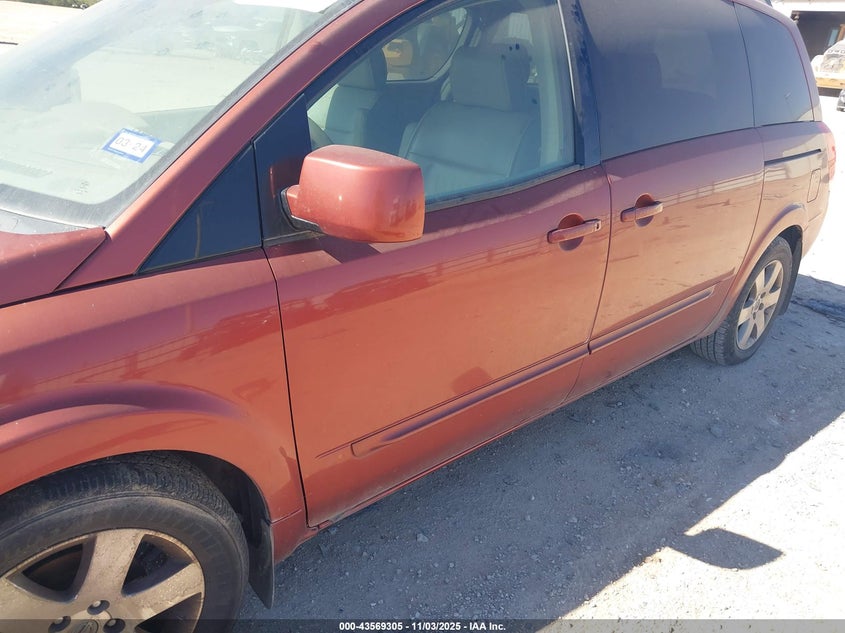 2004 Nissan Quest 3.5 Se VIN: 5N1BV28U14N353994 Lot: 43569305