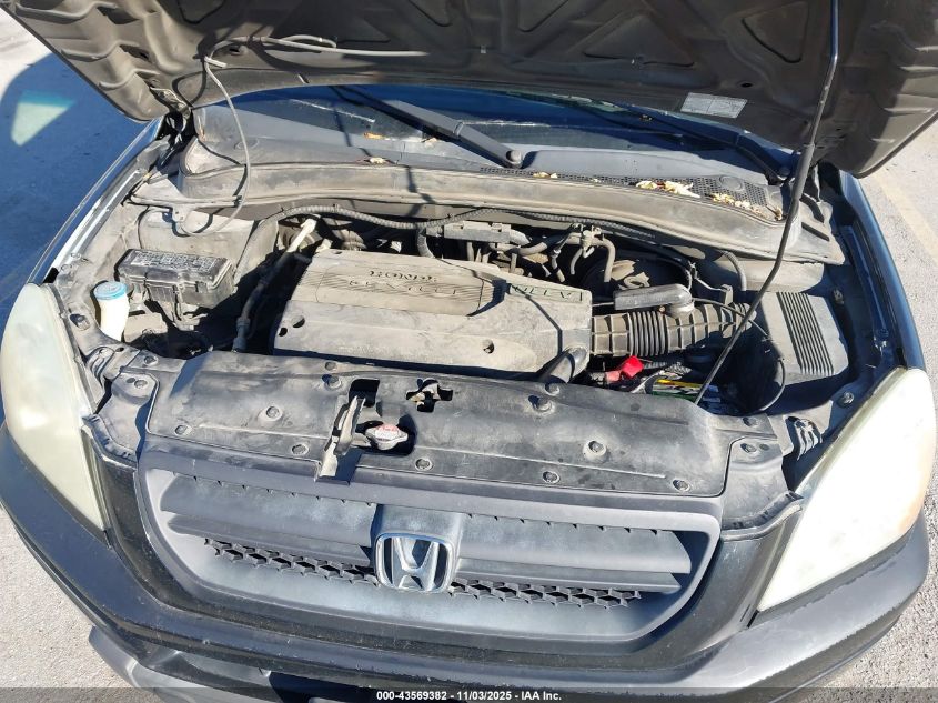 2003 Honda Pilot Ex-L VIN: 2HKYF18783H605786 Lot: 43569382