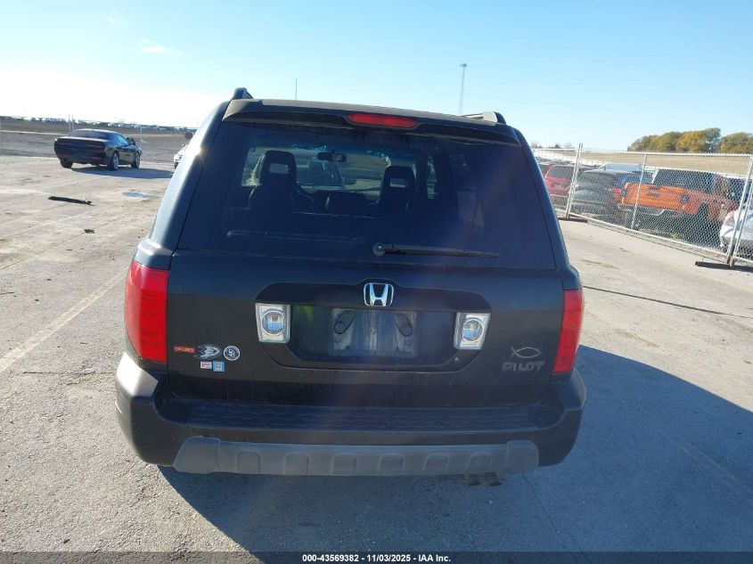 2003 Honda Pilot Ex-L VIN: 2HKYF18783H605786 Lot: 43569382